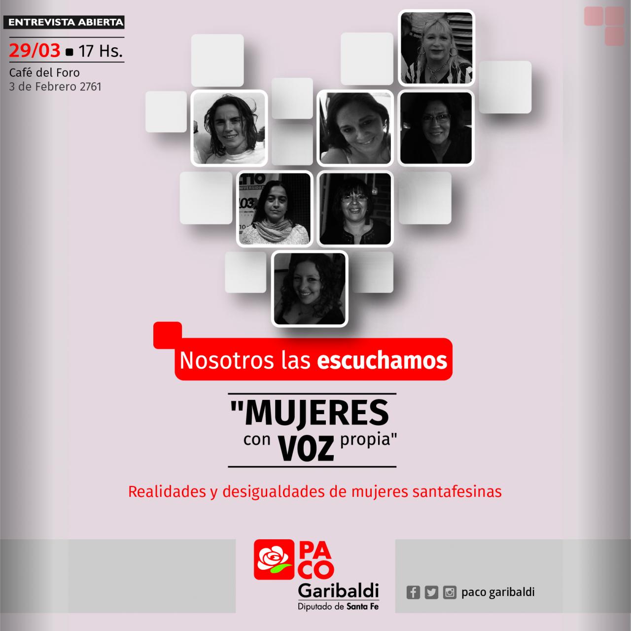 Entrevistan a “Mujeres con voz propia” 