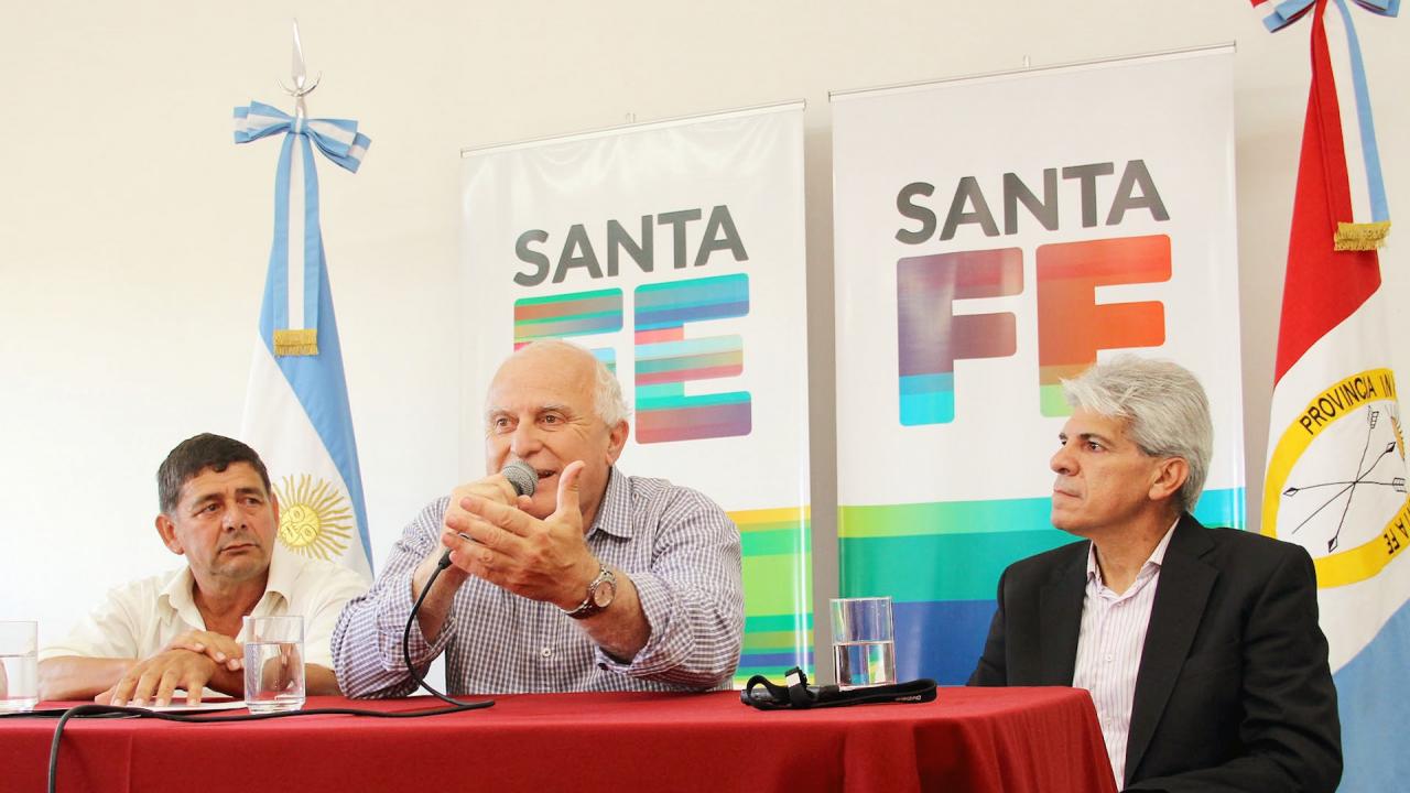Fuerte apoyo del gobernador a los pueblos del interior de Santa Fe