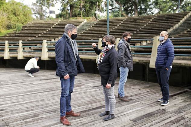 Anfiteatro del Parque Sur: revitalizarán un escenario histórico