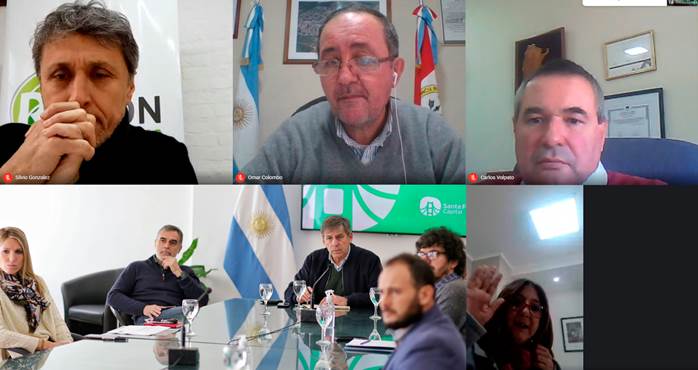 Jatón reunió a los intendentes del Área Metropolitana
