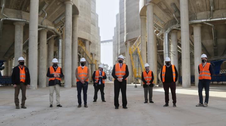 Perotti y Fernández inauguraron un puerto en Timbúes