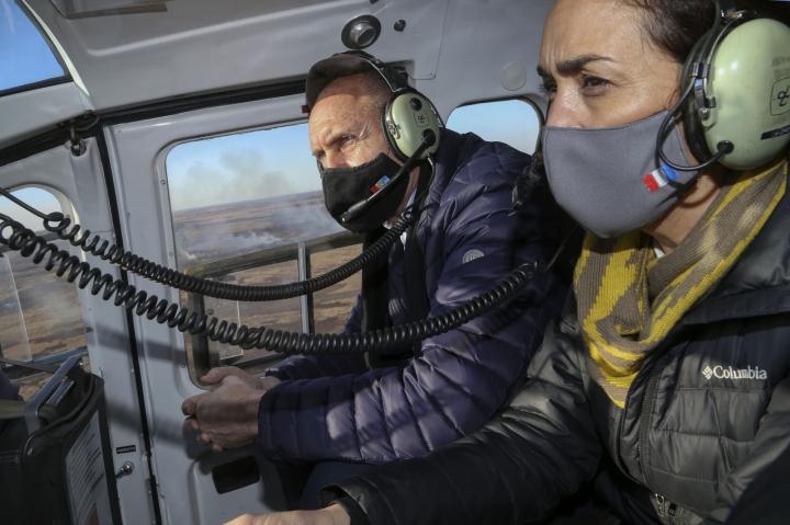 $ 10 millones diarios para apagar los incendios en las islas del Paraná