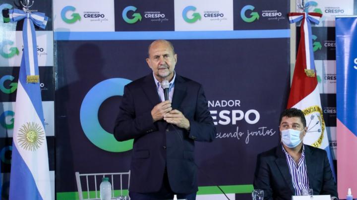 Perotti entregó $ 64 millones a gobiernos locales