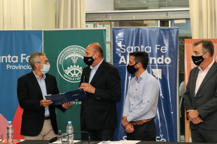Millonario aporte a la Cámara de Comercio Exterior de Rafaela