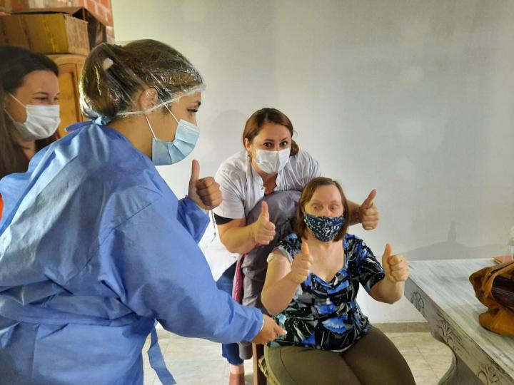 Santa Fe vacunó a todas las personas con discapacidad