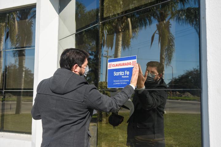 Clausuran una empresa del parque industrial Sauce Viejo 