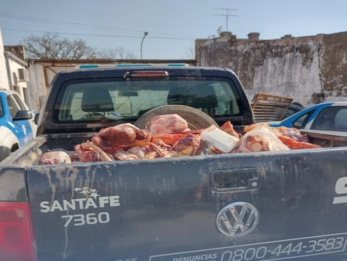 Incautan 350 kg de carne ilegal
