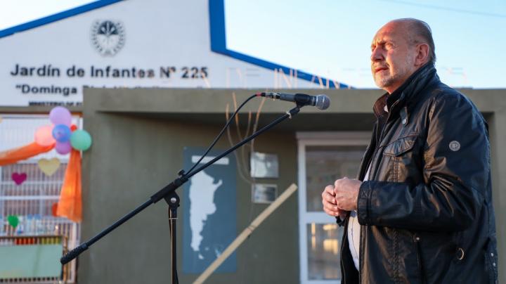 Gálvez: inauguraron las obras en el acceso al jardín 225