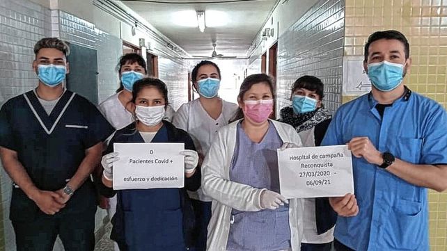 El Hospital de Reconquista está sin pacientes por covid