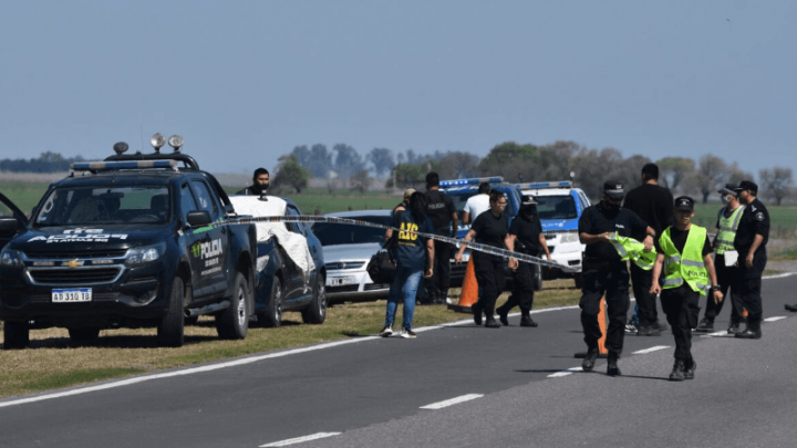 El ataque se registró sobre el kilómetro 130 de la ruta 90, cerca del Elortondo. (sur24.com.ar)