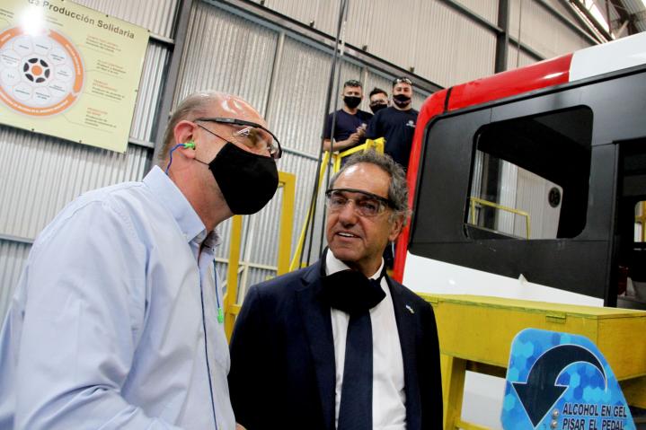 Perotti en Marcopolo: “Queremos más trabajo para nuestra gente”