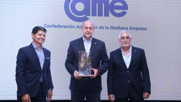 Perotti en la CAME: “Somos la provincia con el mayor nivel de recuperación”