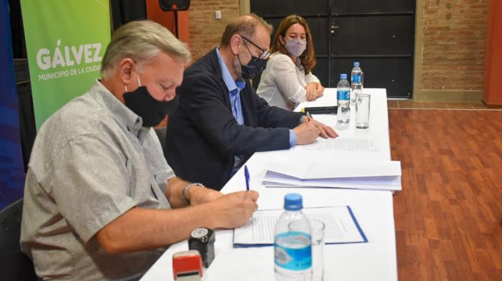 $ 65 millones para obras viales en Gálvez y Fray Luis Beltrán