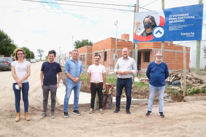 Perotti recorrió cuatro pueblos del interior de Santa Fe