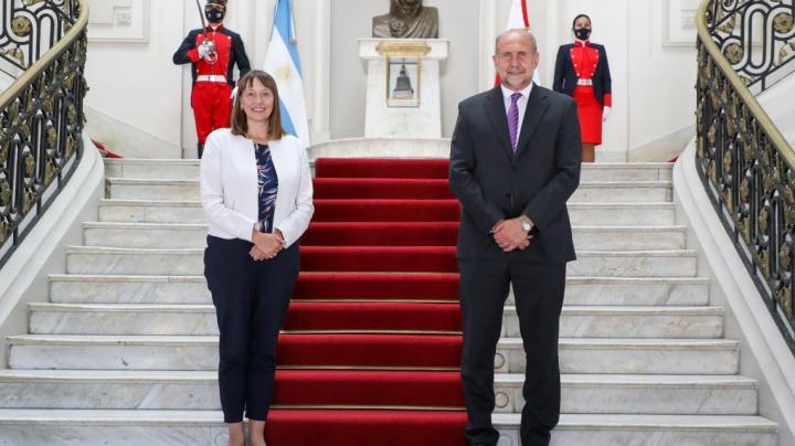  Perotti recibió a la embajadora de Polonia en Argentina