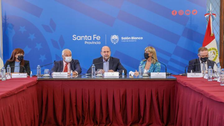 Perotti reunió a la Junta de Seguridad Provincial