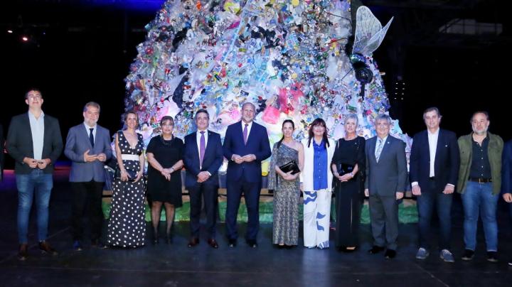 Perotti en la cena anual del Banco de Alimentos de Rosario