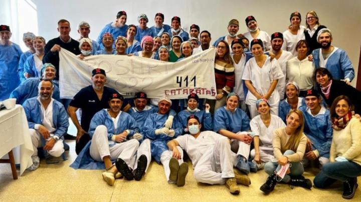Maratón de cirugías de cataratas: 411 en solo 72 horas