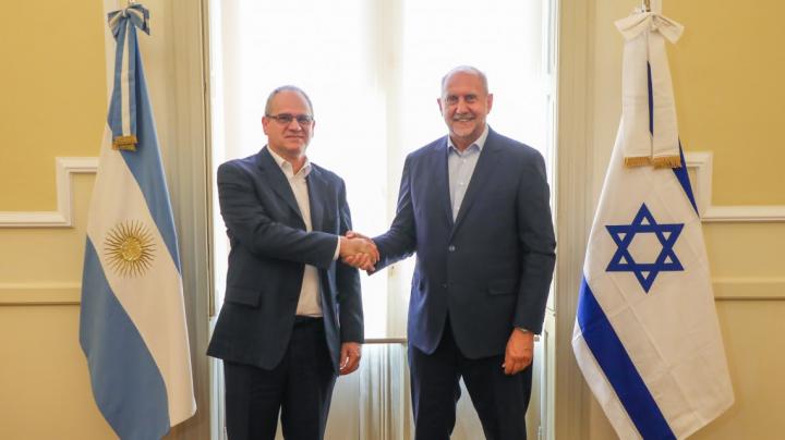 El gobernador recibió al embajador de Israel