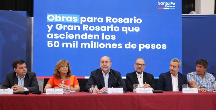 Perotti destinó $ 50.000 millones para Rosario y Funes