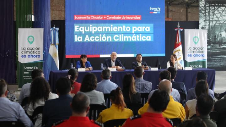 Santa Fe: llega equipamiento para combatir y prevenir incendios