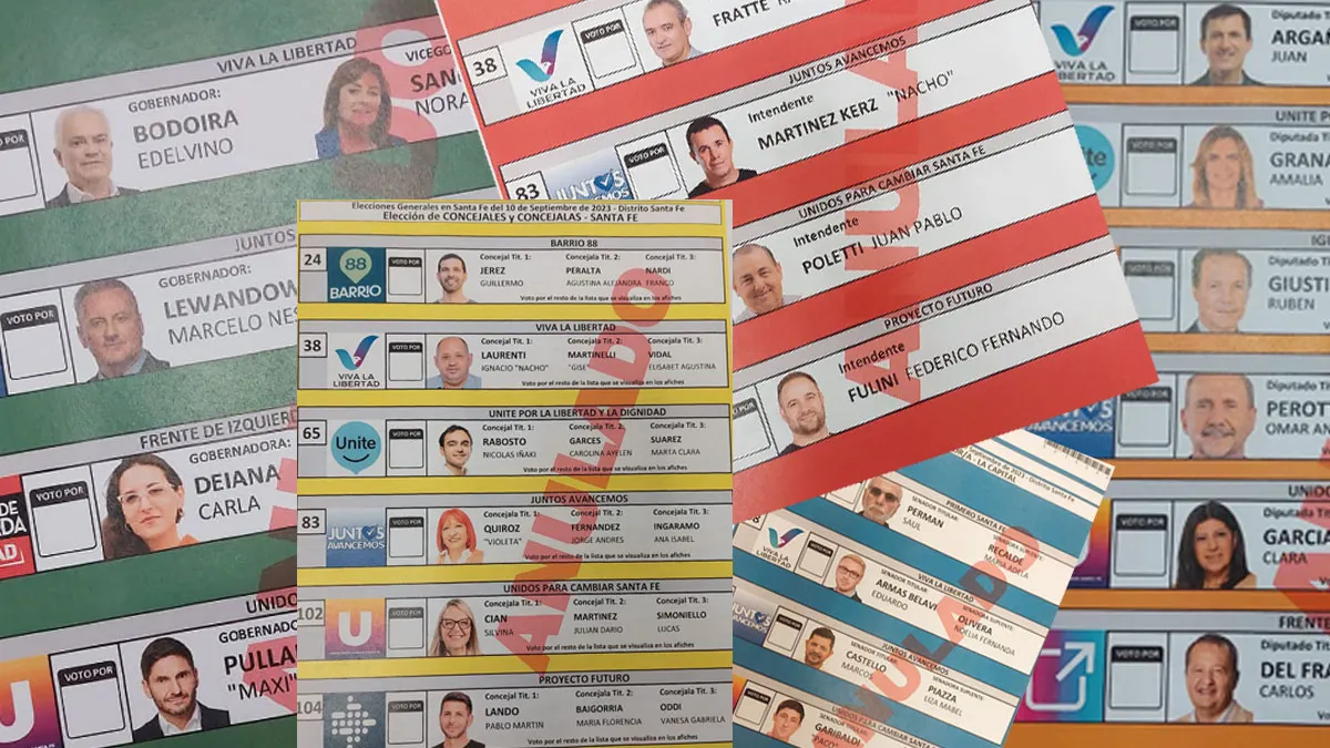 Elecciones en Santa Fe: presentaron las boletas únicas