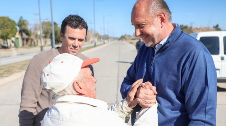Perotti recorrió una obra de alto impacto para la Capital