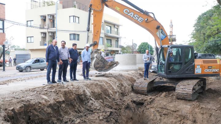 Reconquista: media ciudad beneficiada con obras pluviales