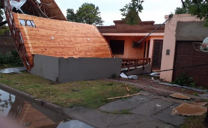 Un temporal azotó a Sunchales: vientos de hasta 105km/h