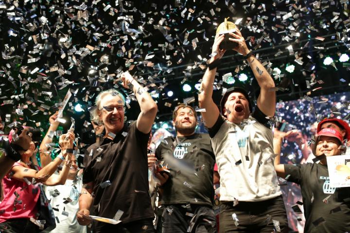 Un viejo cajón de cervezas ganó la Fiesta de la Chopera