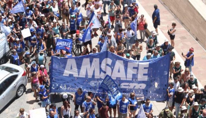 Amsafé declaró el estado de alerta y movilización