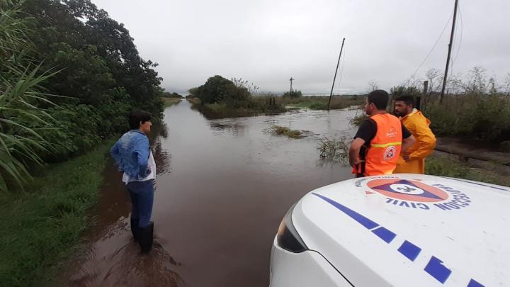 Rápida asistencia a localidades afectadas por intensas lluvias