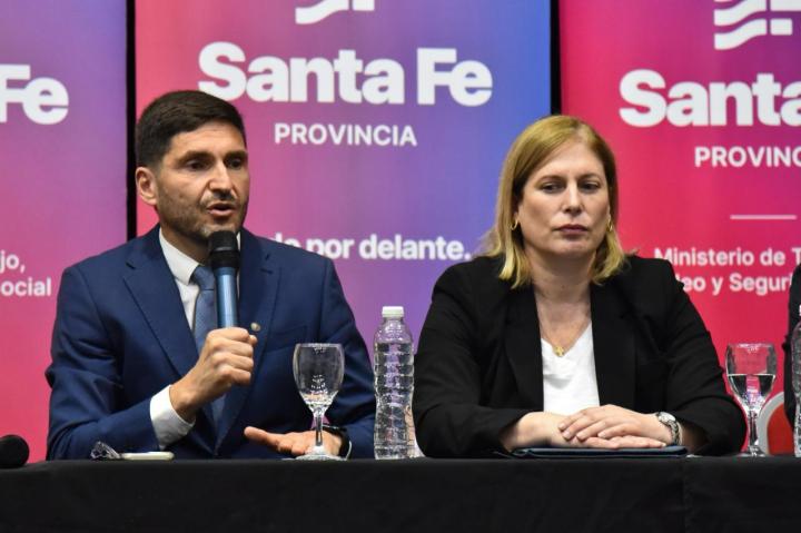 Pullaro encabezó la jornada de apertura de las actividades de la IV Semana de la Seguridad Social. 