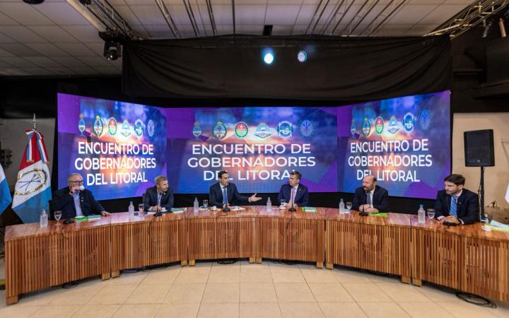 Pullaro firmó un acuerdo de hermanamiento con sus pares de Corrientes, Chaco, Entre Ríos, Formosa y Misiones.