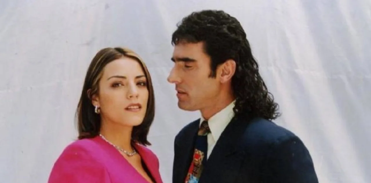 Sandra Reyes junto a Miguel Varoni.
