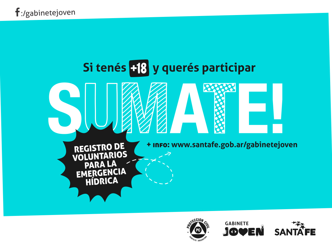 El Gabinete Joven inscribe voluntarios para actuar ante la emergencia hídrica