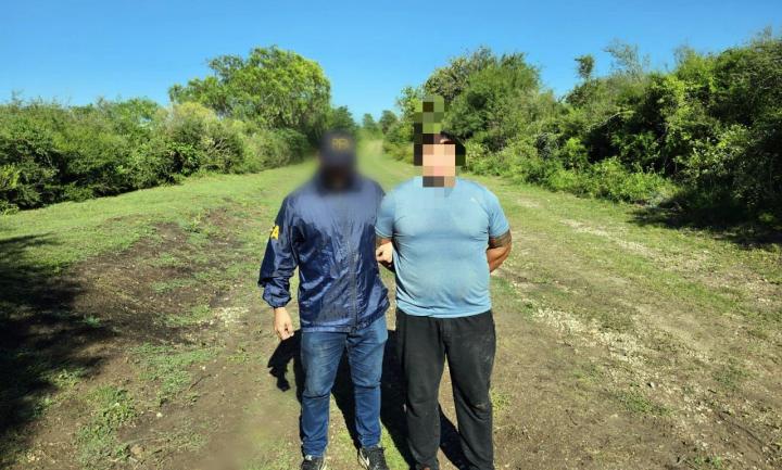 La detención fue este sábado, en un camino rural de Entre Ríos.  
