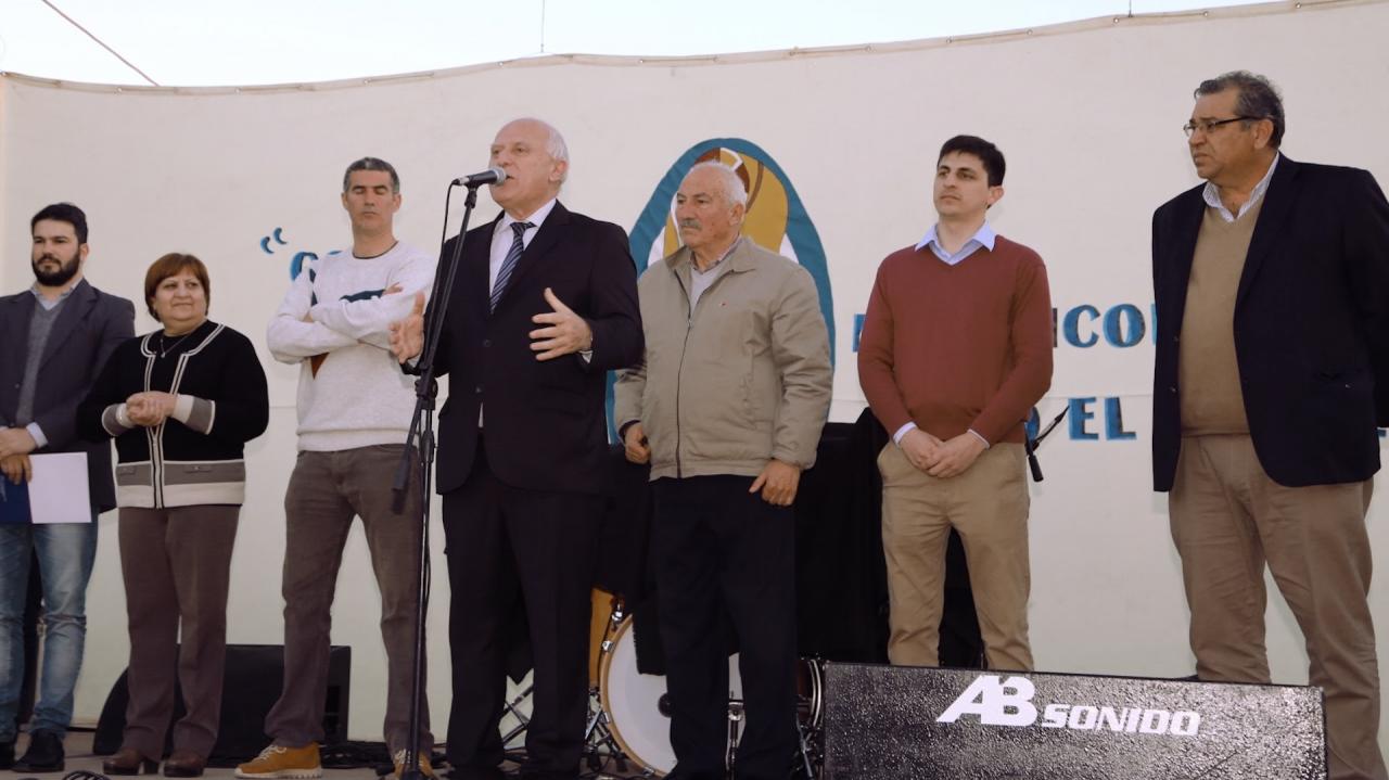 Lifschitz en la fiesta patronal de Santa Rosa de Calchines
