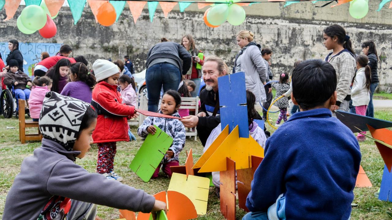 Plan Abre: barrios de Santa Fe celebraron el mes del niño   