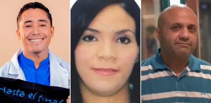 Virgilio Laverde, Didelis Raquel Corredor y Antonio Gerardo Buzzetta Pacheco.