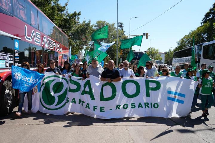 “La movilización hacia la ciudad de Santa Fe reunió a más de 10.000 personas