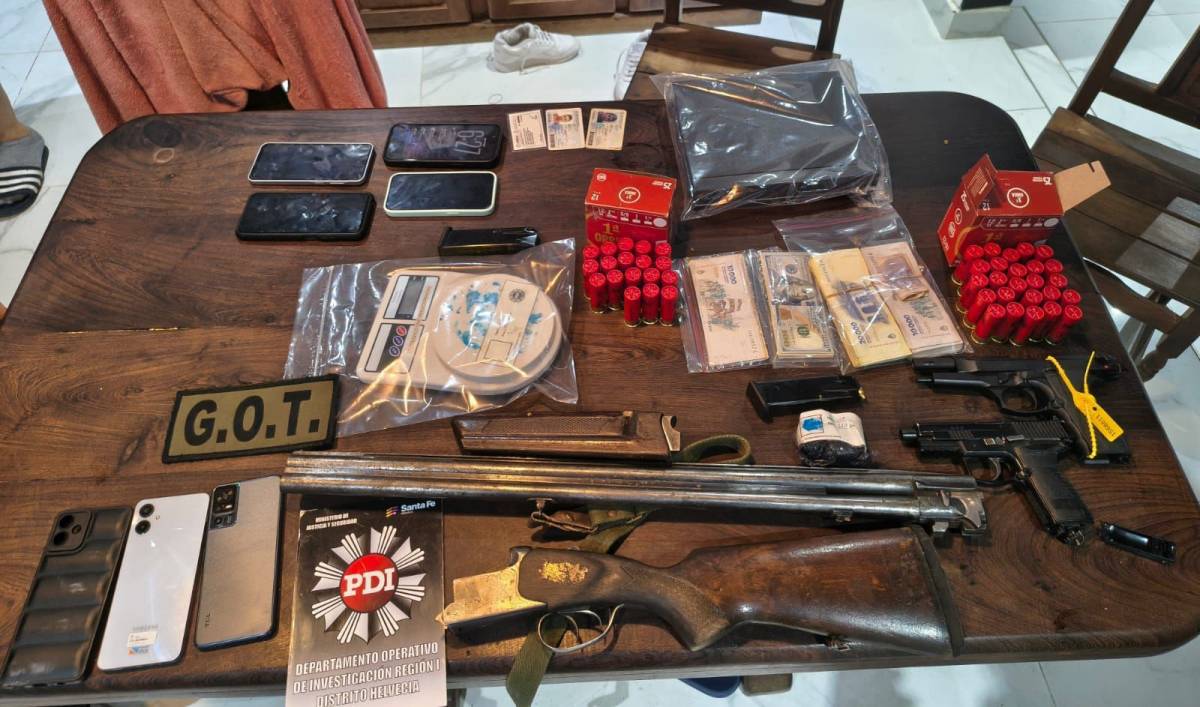 Megaoperativo: 12 detenidos y secuestro de armas y drogas