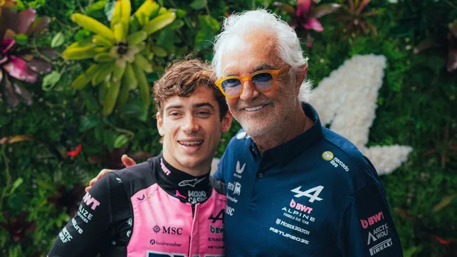 Briatore apoyó a Colapinto: 