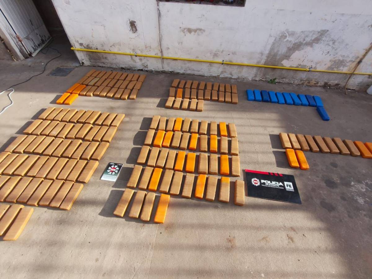 Golpe al narcotráfico: investigaban robo de ganado y encontraron 109 kilos de marihuana