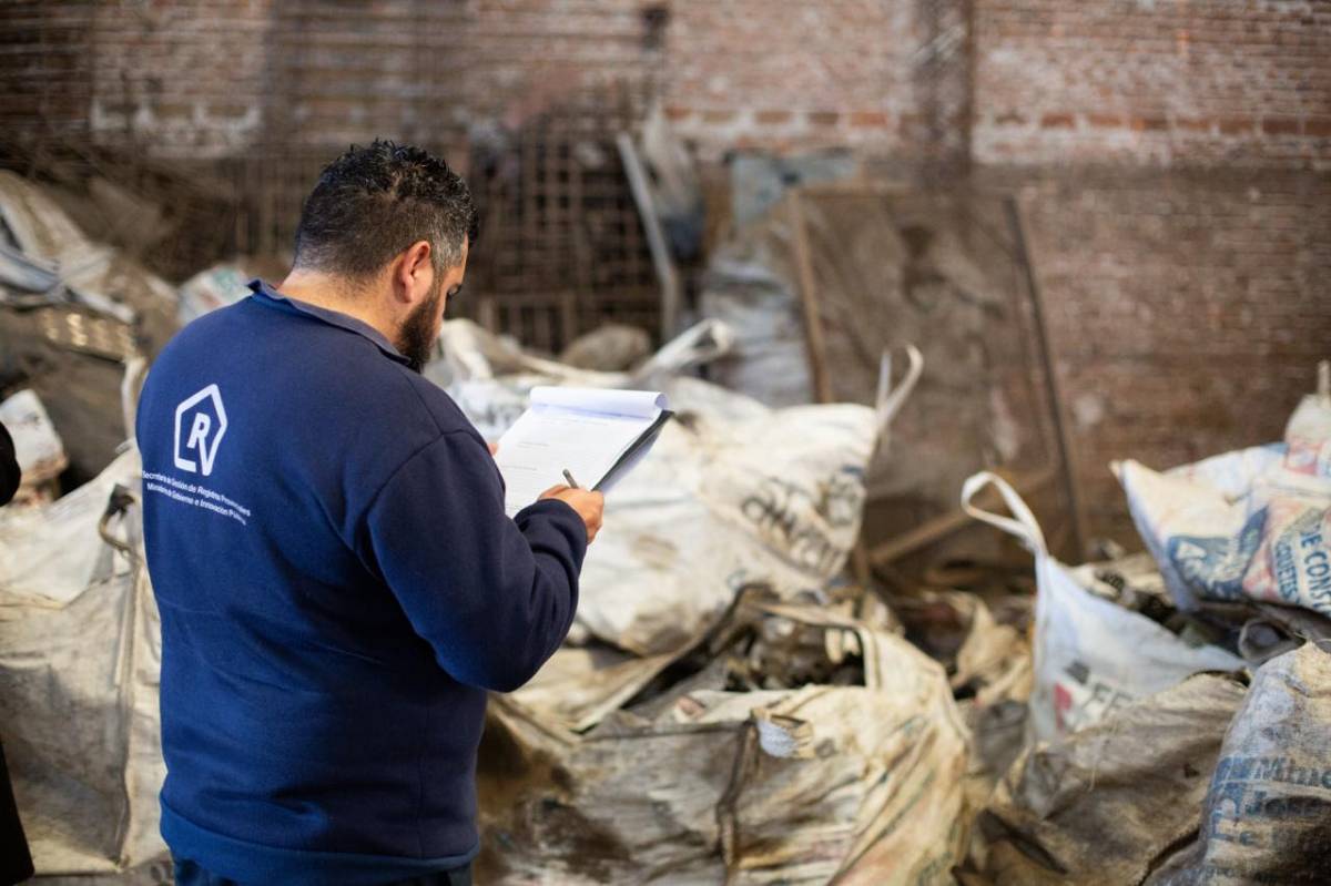 Controles a chatarrerías: incautan 4 toneladas de materiales 