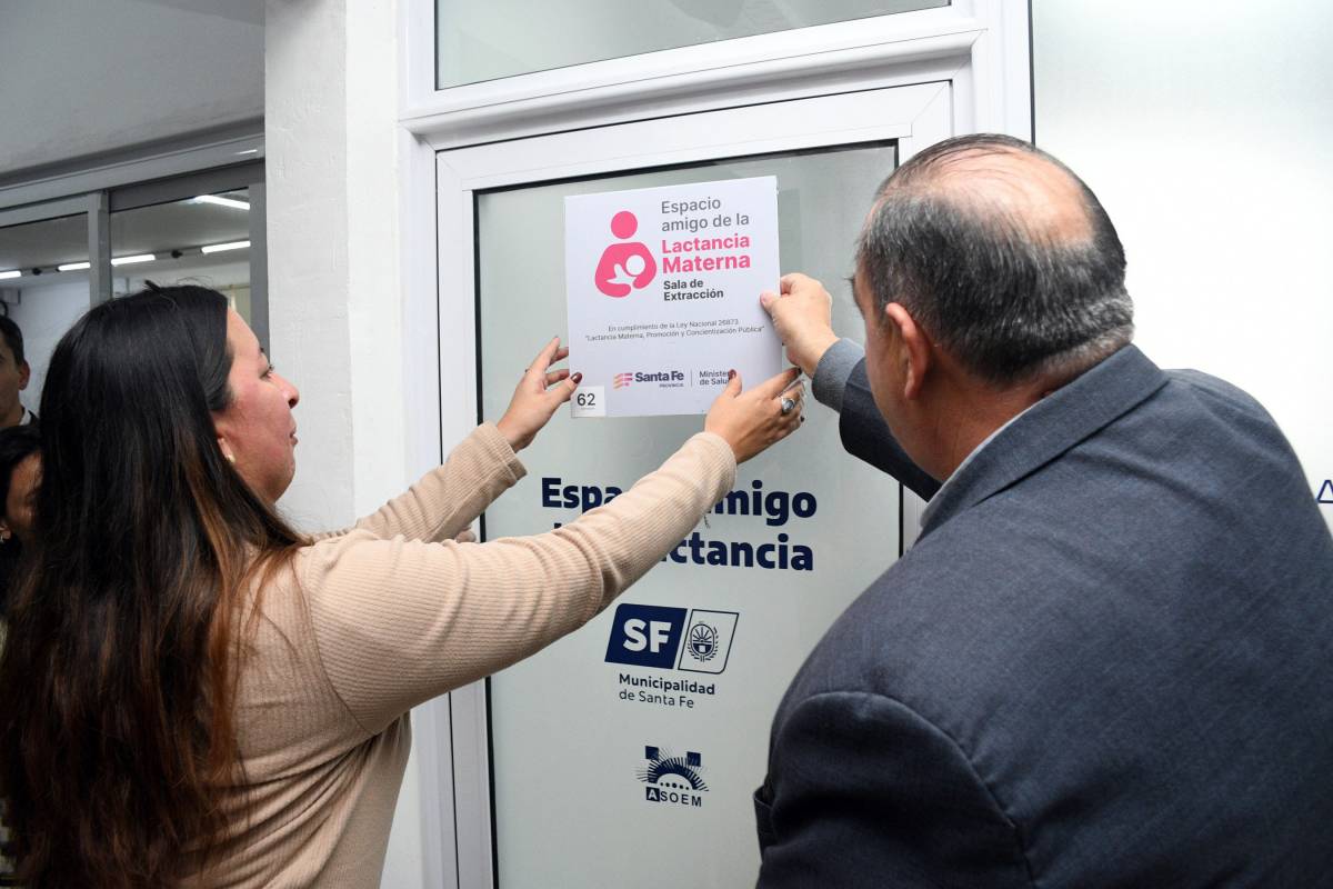 Inauguran un espacio para promover la lactancia materna