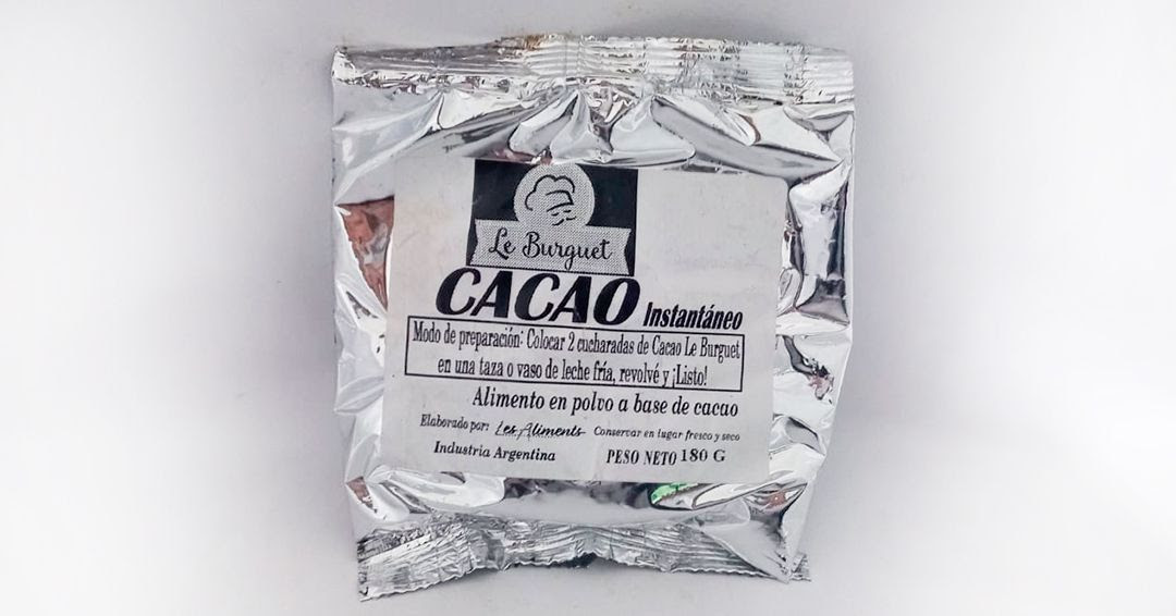 Prohíben el alimento a base de cacao