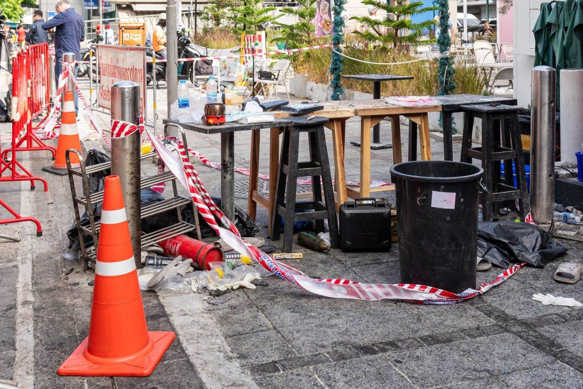 Incendio en un bar de Bangkok: 32 muertos y más de 70 heridos