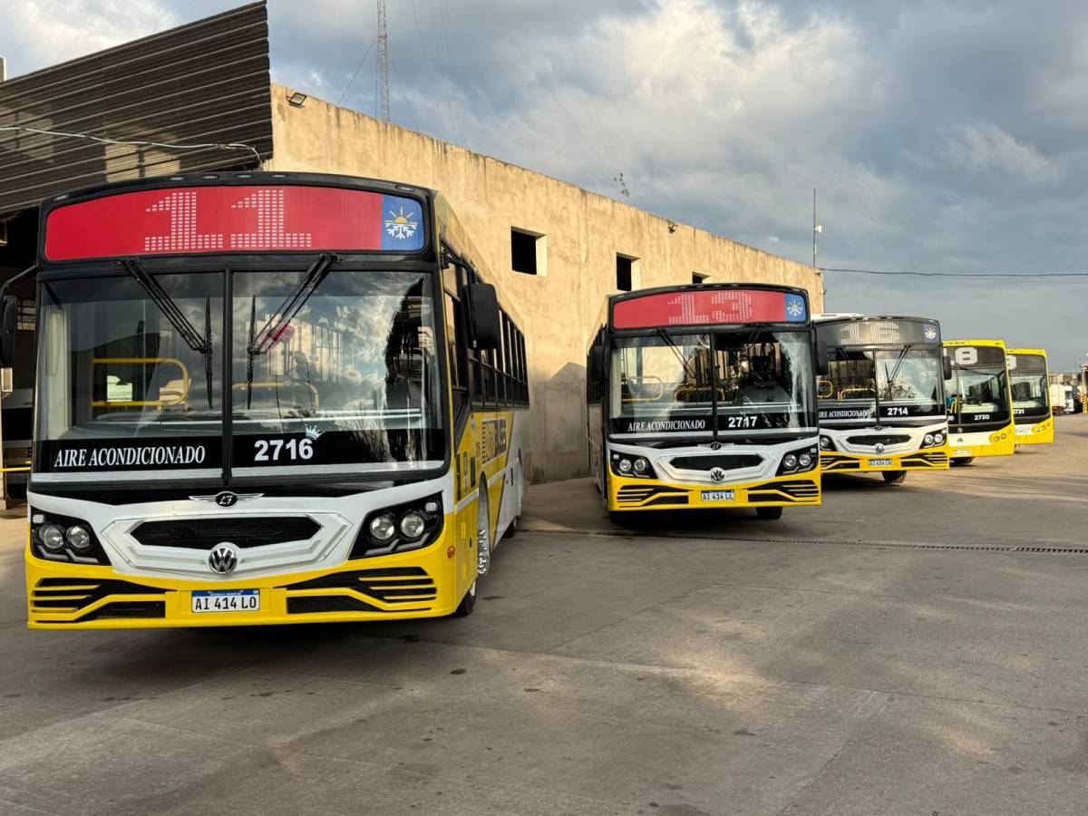 El sistema de colectivos suma nuevas unidades en Santa Fe
