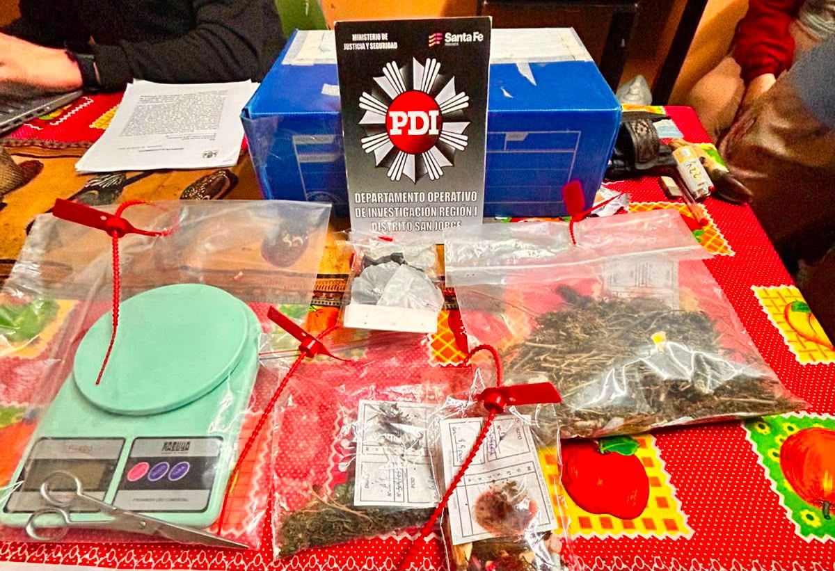 Cañada Rosquín: 10 detenidos y secuestran droga y armas